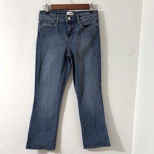L’AGENCE LENNA Cropped Baby Flare Mid Rise Jeans Size 26